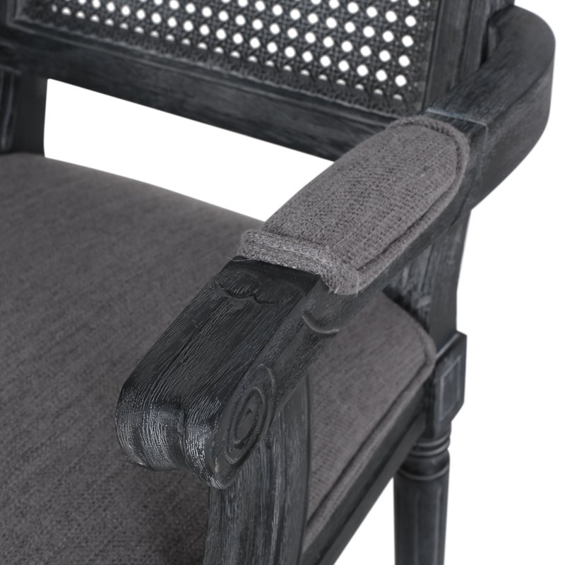 Lapathos 19.5'' H Upholstered Armchair, Grey, Grey, 2