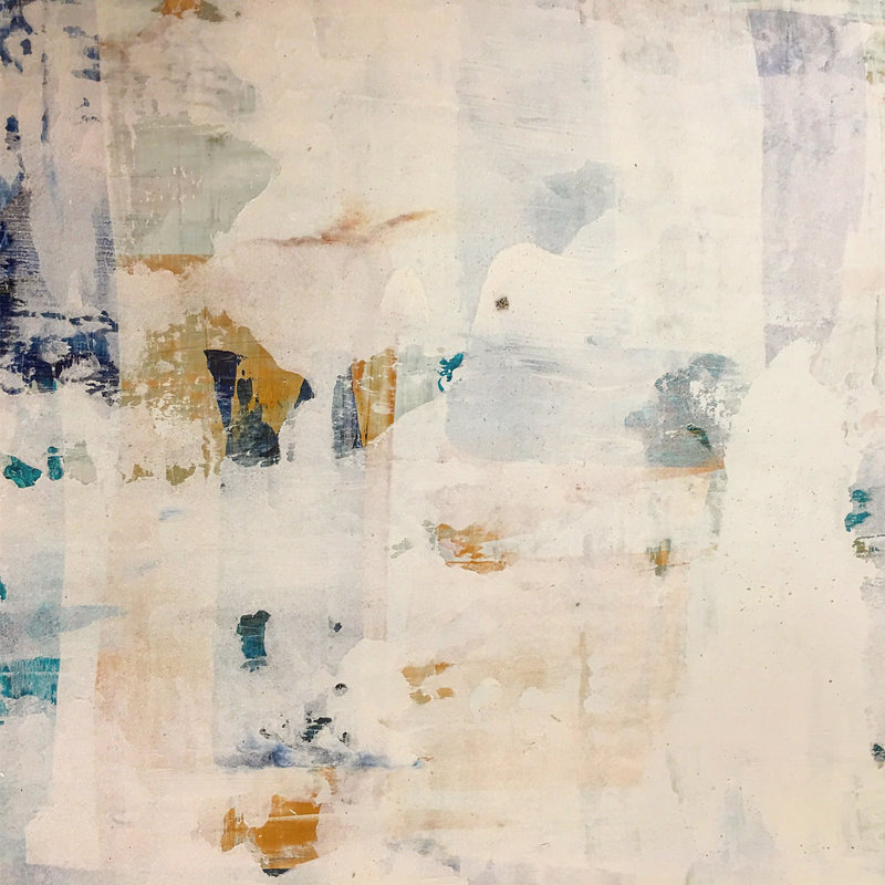 Freda Abstract Metallic Wallpaper Roll, Blue
