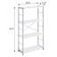 Bibliothèque blanche et chrome 4Tier-2006476465
