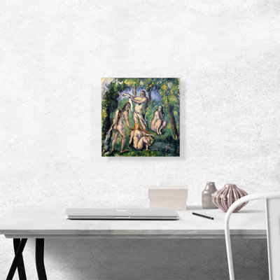 " Four Bathers 1880 " by Paul Cezanne Painting Print