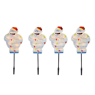 Rudolph PreLit PVC Pathway Markers 4count Bumble