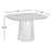 Genie 47'' Acacia Solid Wood Pedestal Dining Table-2054090469