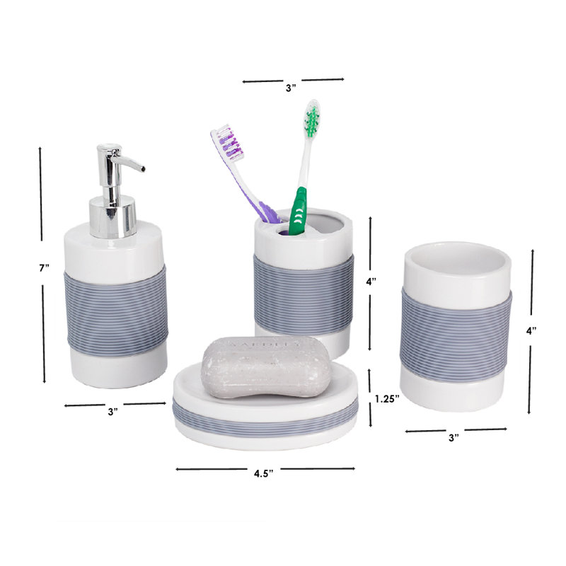 Ceramic / Porcelain Bathroom Accessory Set