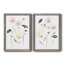 «Blush & Black Wildflowers I», toile encadrée de qualité supérieure - prête à être accrochée-1384716235-1384716230
