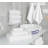 Ensemble de serviettes de bain 100% coton de qualité supérieure, collection 6 pièces Darcelle super douce et absorbante-79325133