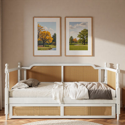 Rattan Daybed With Trundle