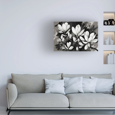 Art sur toile, l'encolure bolognaise, Tina Lavoie Magnolias