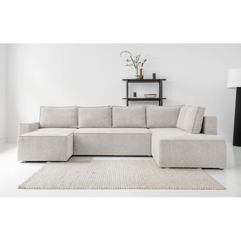 Brave Dave 8 Seater Corner Sofa , Beige