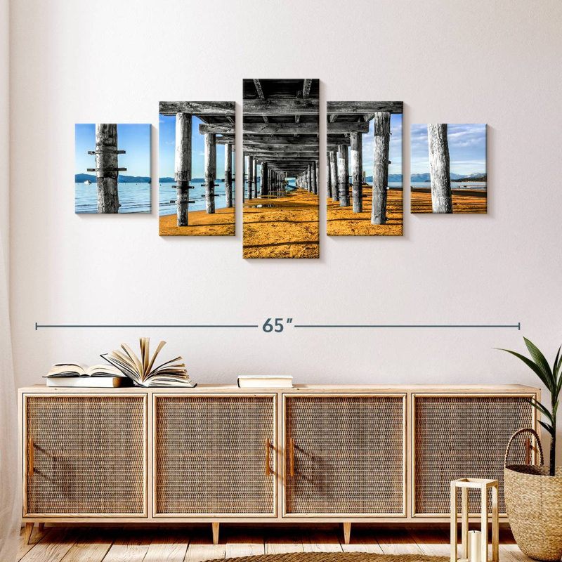 Under Under Lake Tahoe Dock, H 24 po x l 55 po