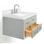 Ensemble de meuble-lavabo mural simple 31 po Macolm-217524697-217524698