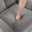 Fauteuil télescopique en microfibre texturé Darel-1009445720