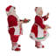 Figurines de Noël Kurt Adler Fabriche, M. et Mme Noël avec des desserts, 10,5 po (ensemble de 2)
