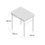 Rectangular Wood Metal Folding Outdoor Camping Table , cm W cm D-1153051643-1153051636