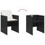 Ensemble de chaises de patio avec coussins 4 pièces Latitude Run®-1319325660-1319325665