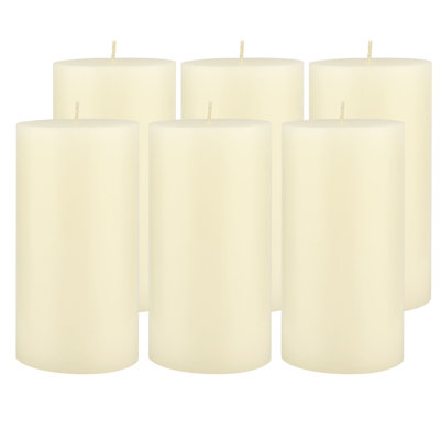 Ensemble de bougies longues 6 pièces