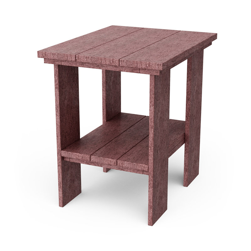 Contemporary Side Table, Cherrywood