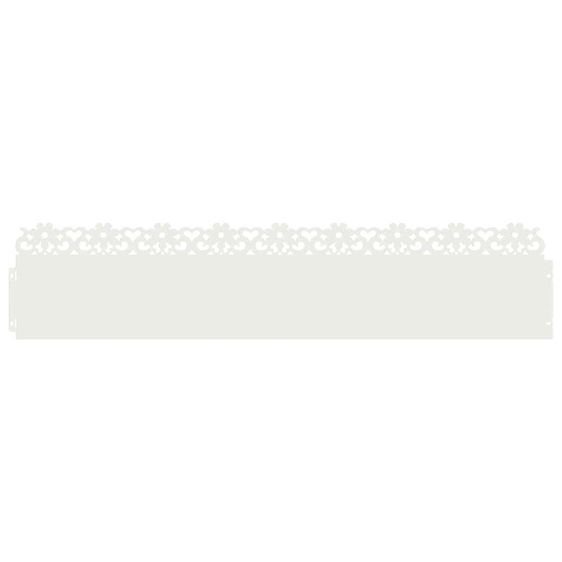 22cm H x 103cm W Steel Hardware, White