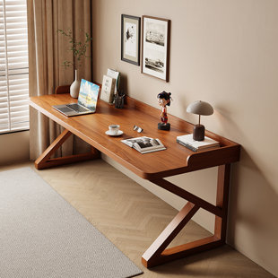 Bureau rectangulaire en bois massif