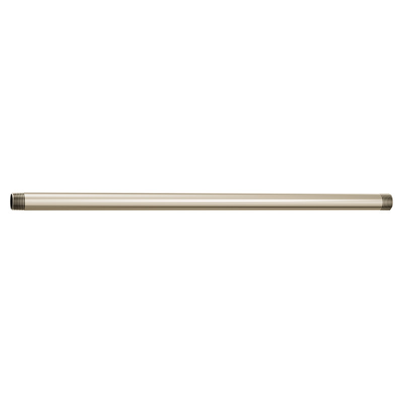 Bras de douche droit, Nickel poli
