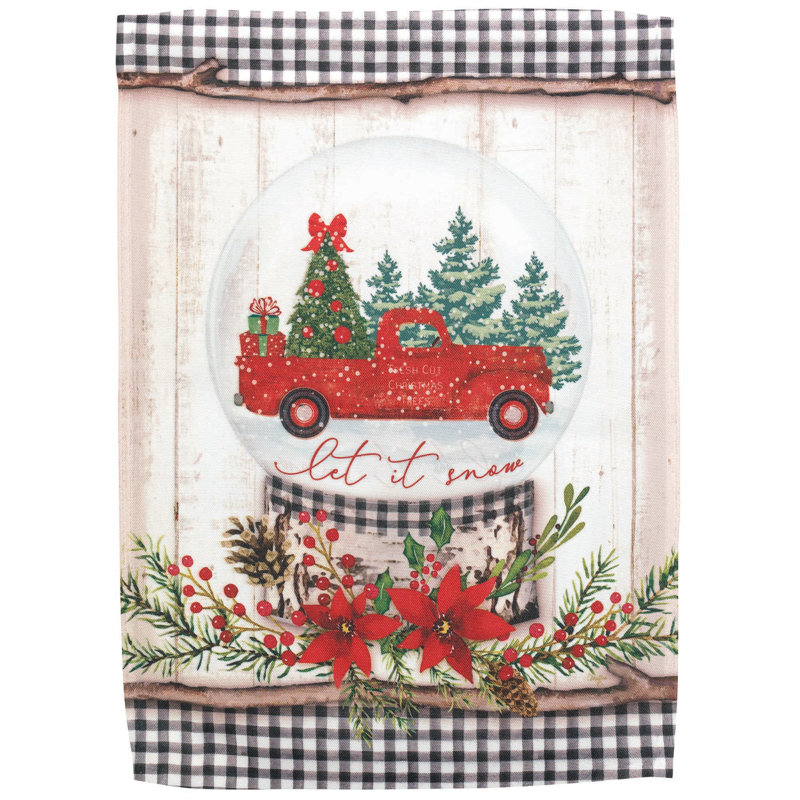 Drapeau de jardin en polyester 18 x 13 po Davean