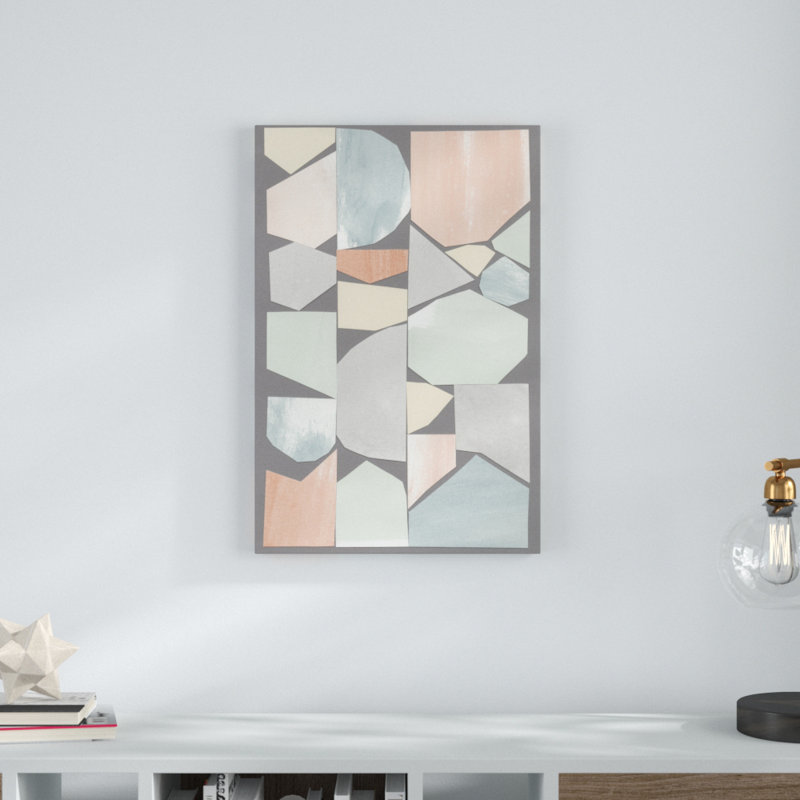 «Rodondo I» par Renée W. Stramel, reproduction d'art sur toile tendue, H 30 po x l 20 po