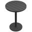 Table de bar ronde en aluminium Belwood
