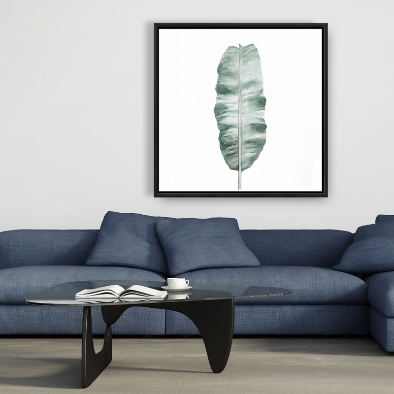 Banana Leaf Print On Canvas