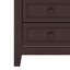 Table de chevet 2 tiroirs Mid Century-129045528