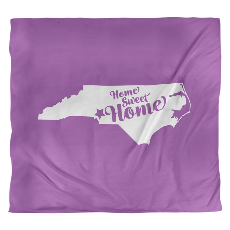 Housse de couette home charlotte charlotte, Housse de couette pour très grand lit, Violet, Microfibre