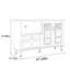 Armoire de rangement légère de luxe minimaliste