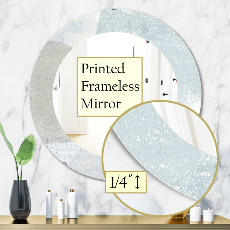 Flat Wall Mirror, 31.5" H x 31.5" W