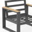 Ensemble de 2 fauteuils de patio en aluminium toutes saisons avec coussins épais pour un confort et une durabilité à l'extérieur toute l'année-968399777