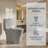 Elongated Comfort Height 17" ADA Tornado Flush One-Piece Toilet, 1.1/1.6 GPF Dual Flush Siphonic S-Trap 12", Soft Closing Seat, MAP 1000g