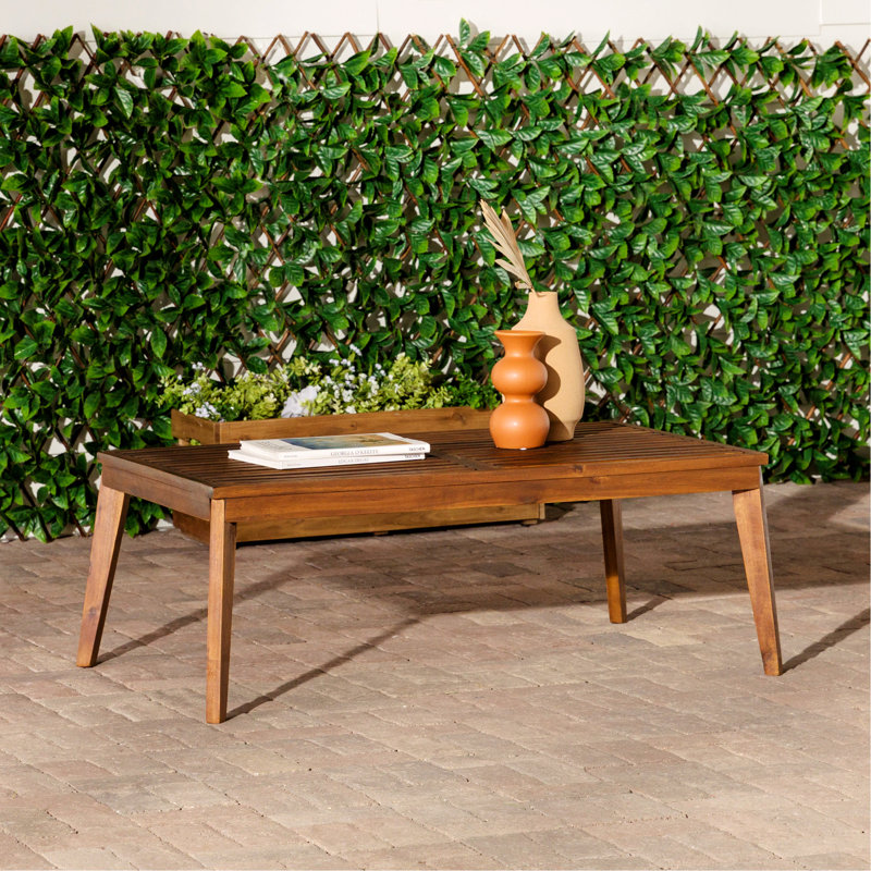 Table basse en bois d'acacia massif