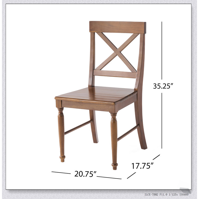 Timeless Acacia Wood Dining Chairs, 2-Pcs Set, Combining Classic Design and Enduring Durability for Any Dining Room