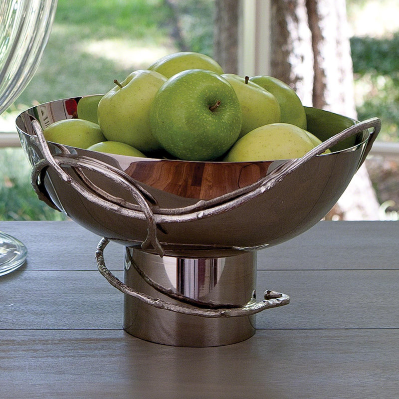 Twig Nickel Decorative Bowl