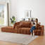 Canapé modulaire surdimensionné en L surdimensionné-96543639