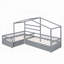Lit plateforme House avec trois tiroirs de rangement-1728278480