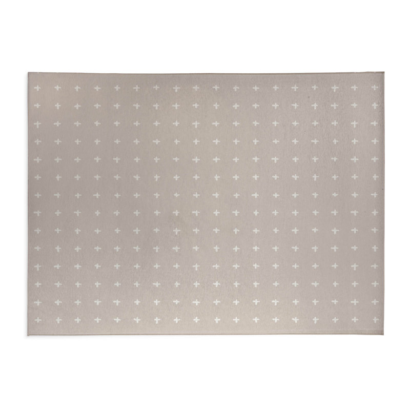 Tapis de cuisine Criss, Taupe, Rectangle 4pi x 6 pi