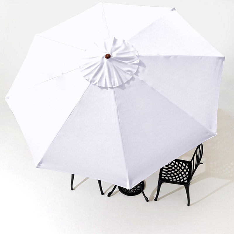 Parasol de remplacement pour auvent pour terrasse, Blanc