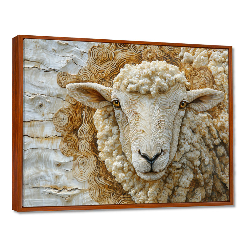 Ditya - Animals Wall Art, 34" H x 44" W, Brown, Floater Framed Print