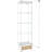 Antique - Style Tempered Glass Display Cabinet With Drawer, Locking Storage And Adjustable Led Lights For Small Bedrooms' Showcase Modern 1 Door 4 Shelves Bookshelf 13 Colour Easy To Install Feature-472175475