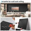 Carreaux de plafond tombant 24 po x 24 po Art3d, panneaux de PVC texturés 3D pour le bureau de la chambre à coucher de la décoration murale intérieure, paquet de 12-112899169