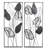 Coastal Plants & Flowers Wall Decor on Metal