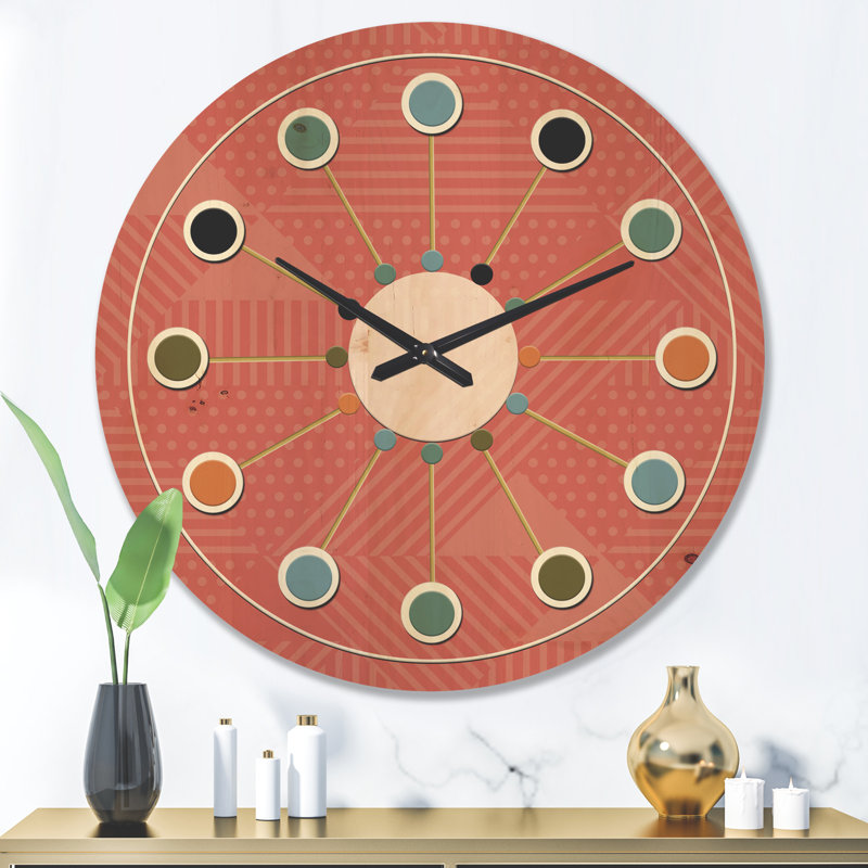 Solid Wood Wall Clock, Extra Large