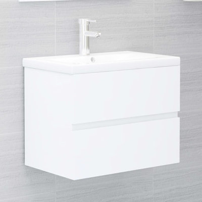 Audis 600mm Single Bathroom Vanity with Integrated Ceramic Basin