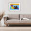 «Vibrant Cat Playing», reproduction encadrée sous verre, conception de Sean Parnell-336416034-336416045