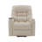 Nairi Ivory Leather Aire Power Motion Recliner With Lift