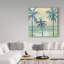 « marine layer palms crop », reproduction de peinture à l’acrylique sur toile tendue-32714107