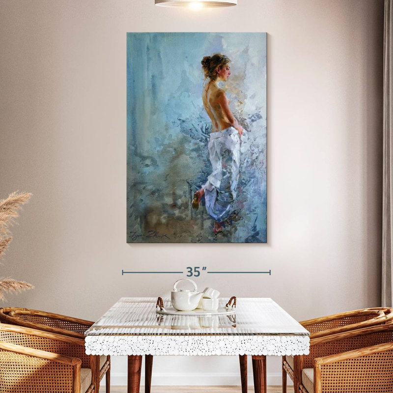 Leisha At The Window, 51" H x 34" W
